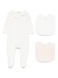 Chloé Kids logo-print pajamas set - White