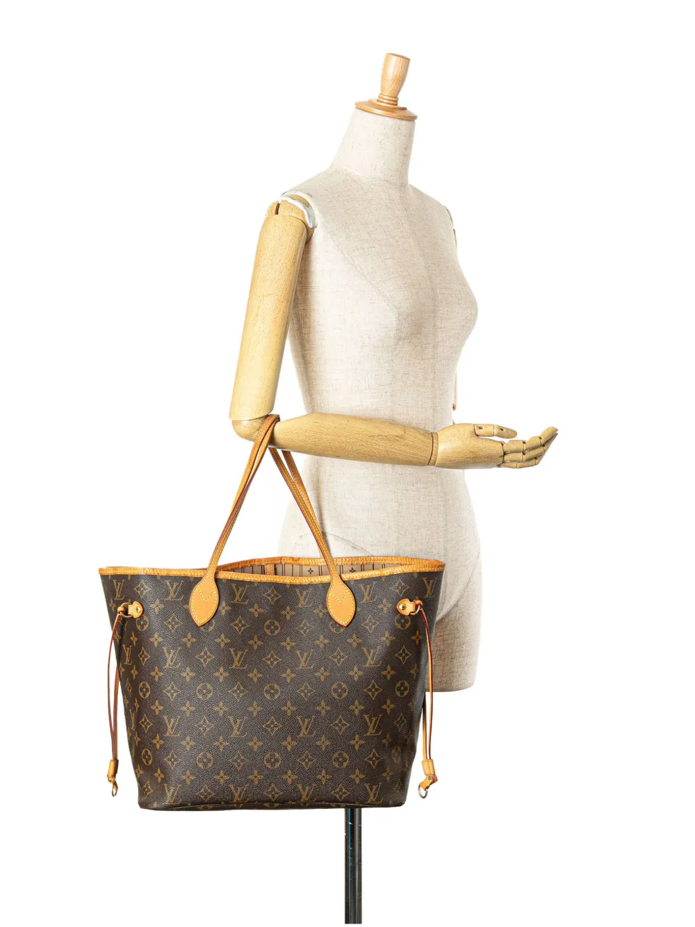 Louis Vuitton Pre-Owned 2009 Monogram Neverfull MM tote bag - Bruin