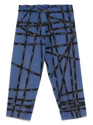Pleats Please Issey Miyake Warp パンツ | ブラック | FARFETCH JP