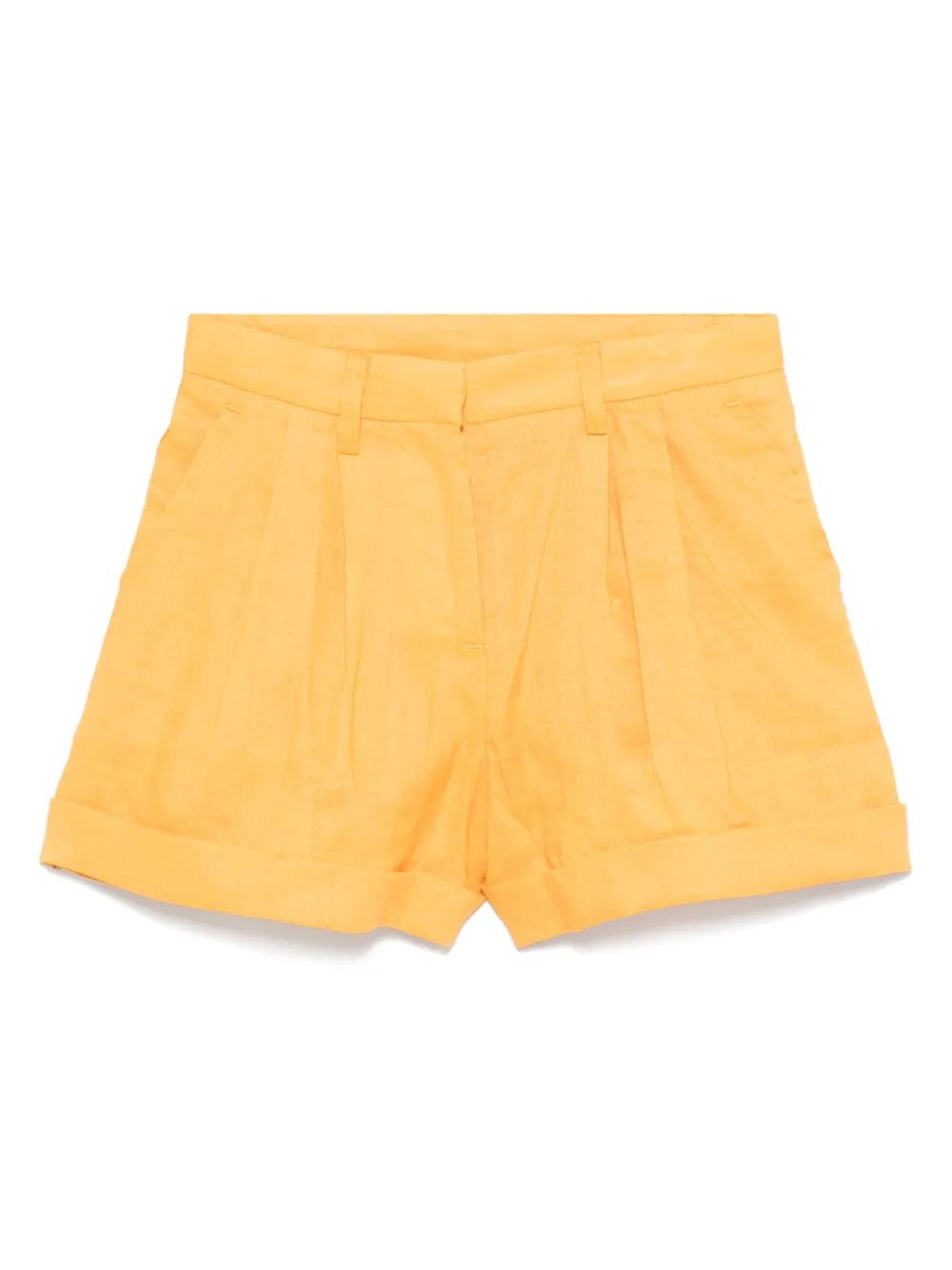 Ermanno Scervino Junior Short com pregas | Laranja | Image 1