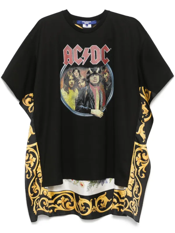 JUNYA WATANABE ACDC プリントTシャツ Junya Watanabe MAN ACDC プリント Tシャツ | ブラック