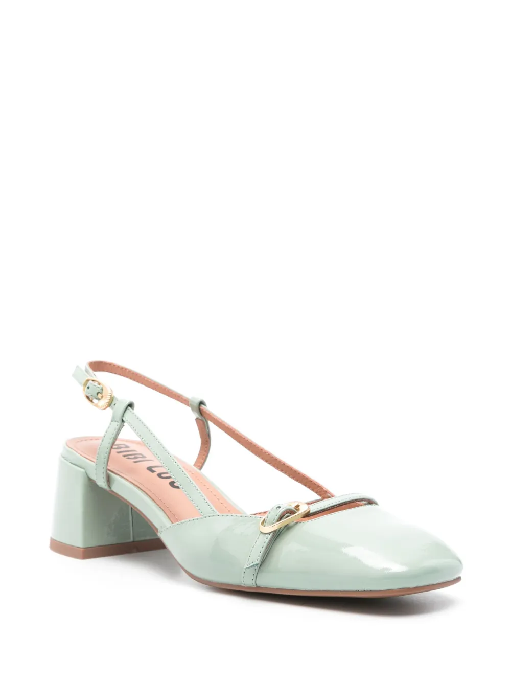 Bibi Lou 50 mm Patty slingback pumps - Groen