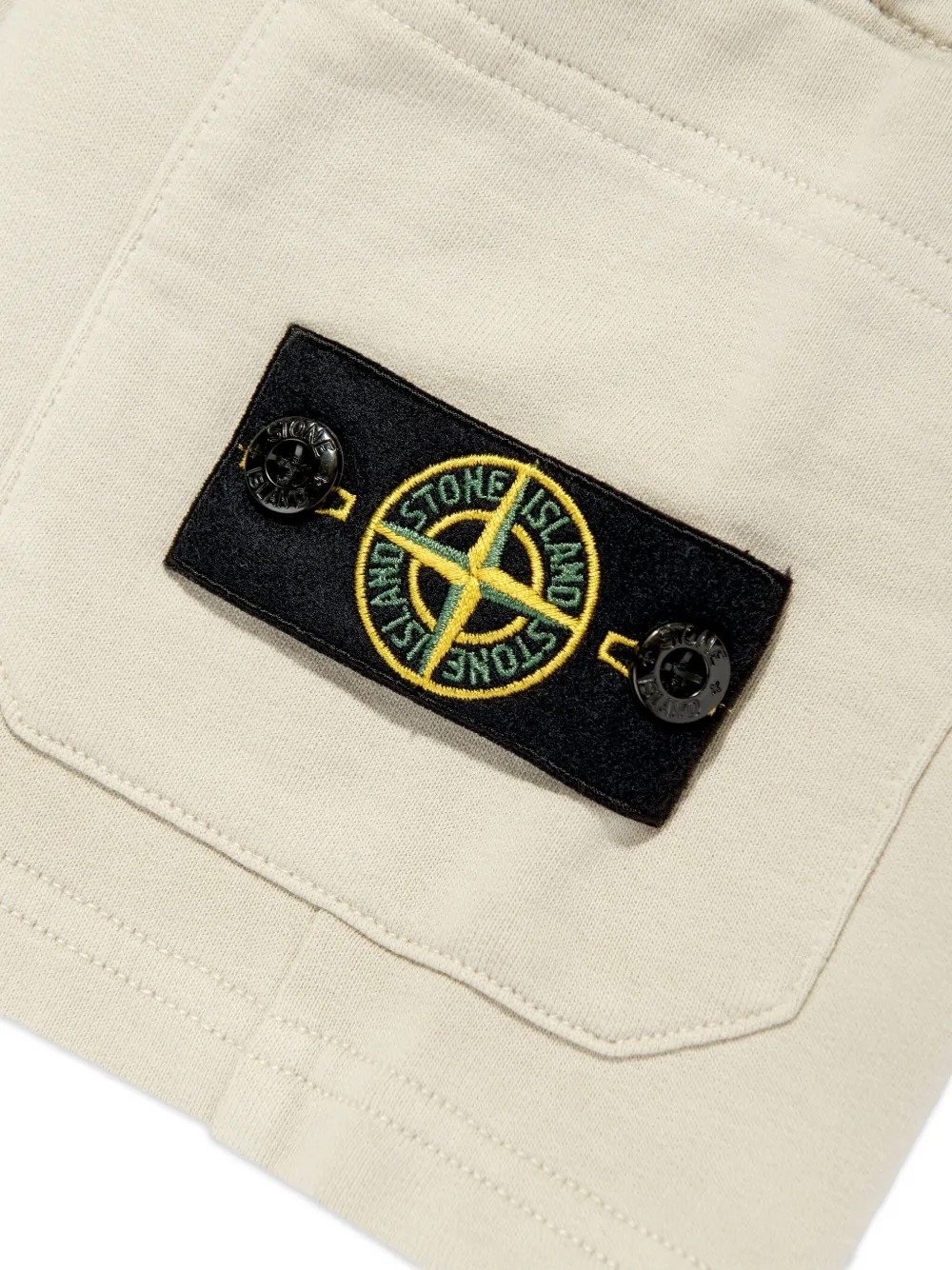 Stone Island Junior Shorts met Compass-logopatch Beige