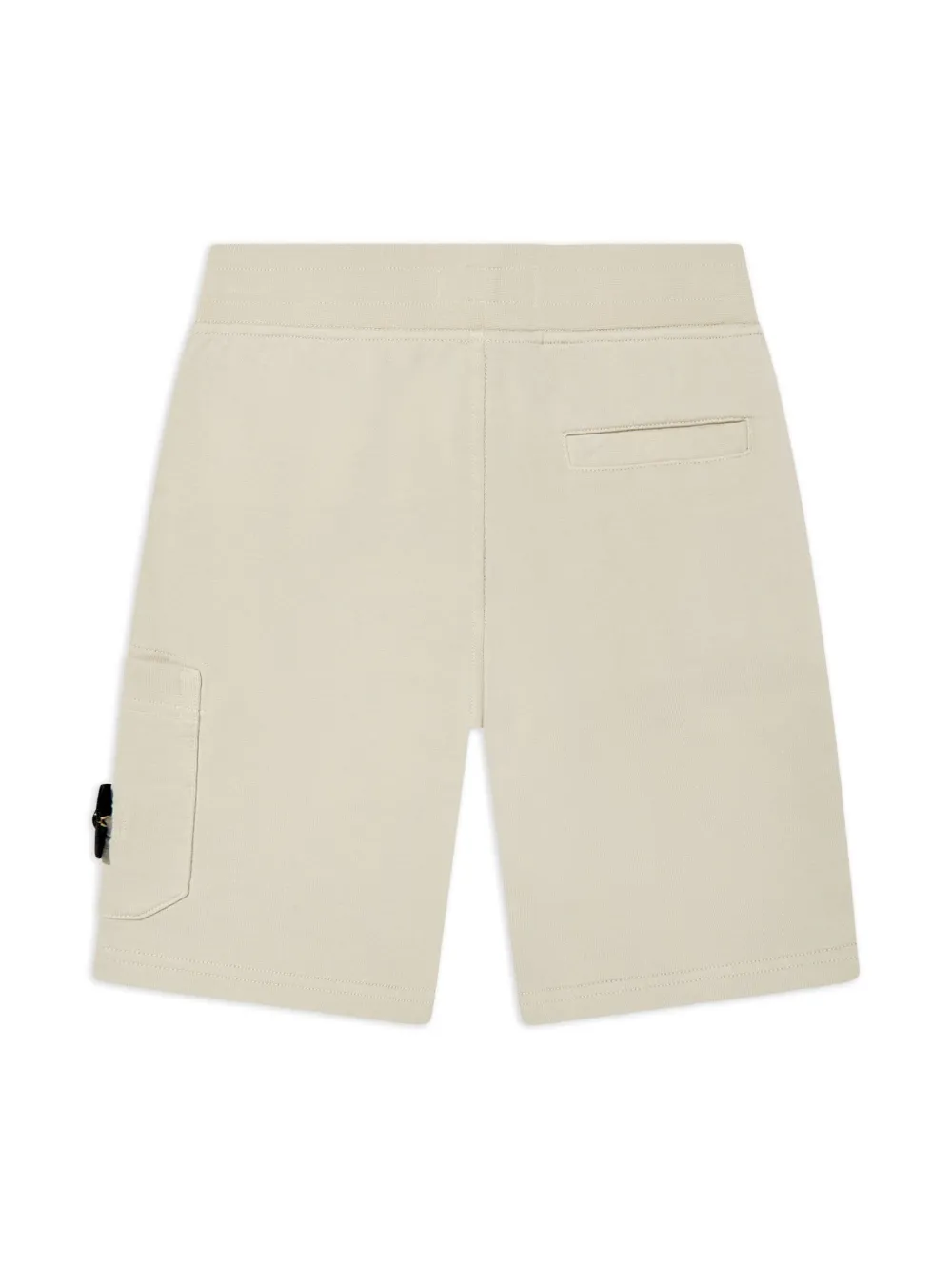 Stone Island Junior Shorts met Compass-logopatch - Beige