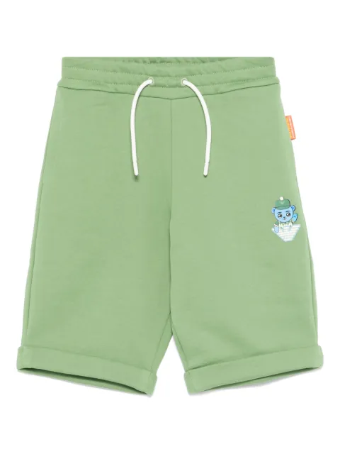 Emporio Armani Kids Manga Bear Crew shorts