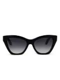 Roberto Cavalli logo-plaque sunglasses - Black