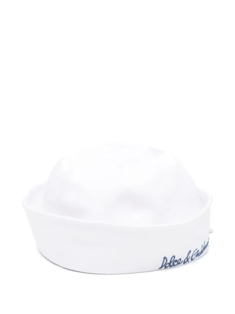 Dolce & Gabbana Kids logo-embroidered hat