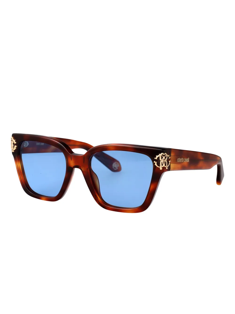 Roberto Cavalli logo-plaque sunglasses - Bruin