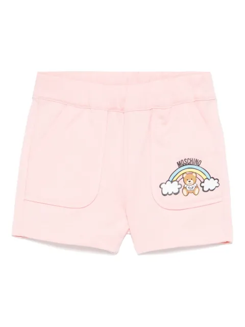 Moschino Kids shorts con logo estampado