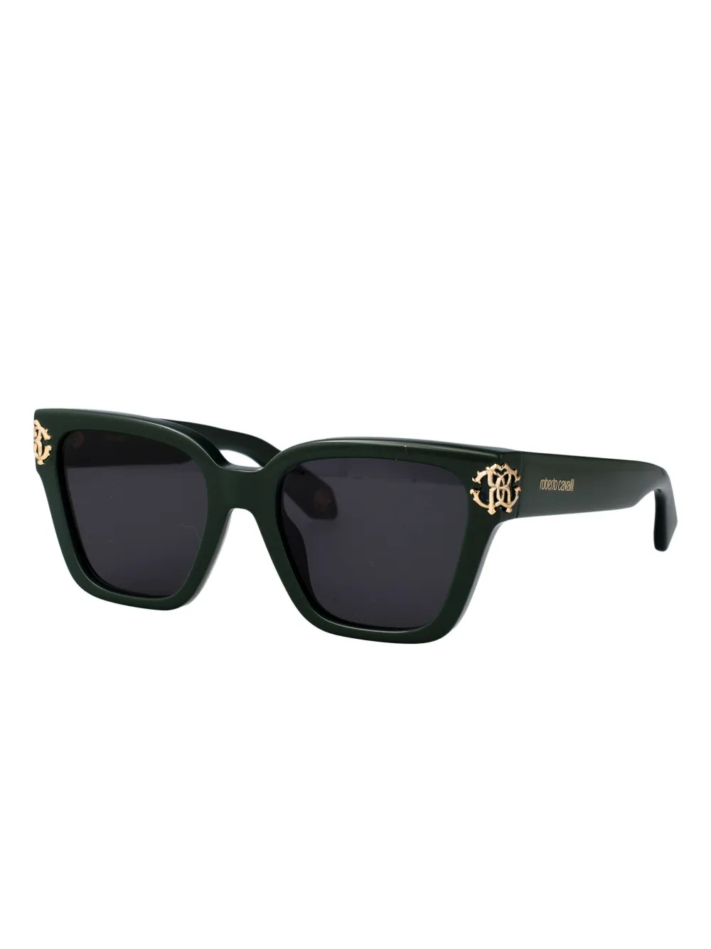 Roberto Cavalli square-frame sunglasses - Groen