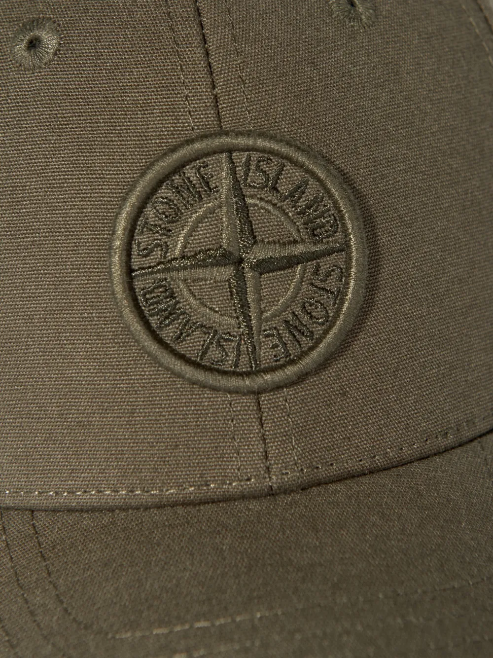 Stone Island Junior Pet met geborduurd logo Groen