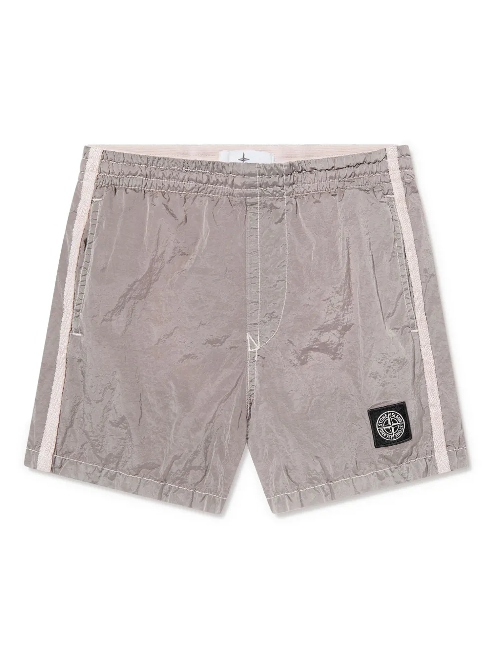 Stone Island Junior Shorts met logopatch Roze