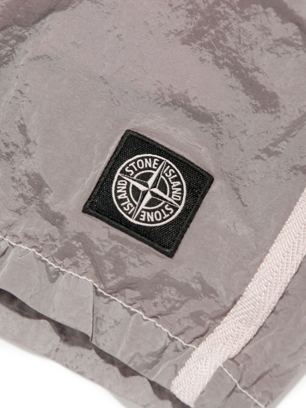 Stone Island Junior Shorts met logopatch Roze