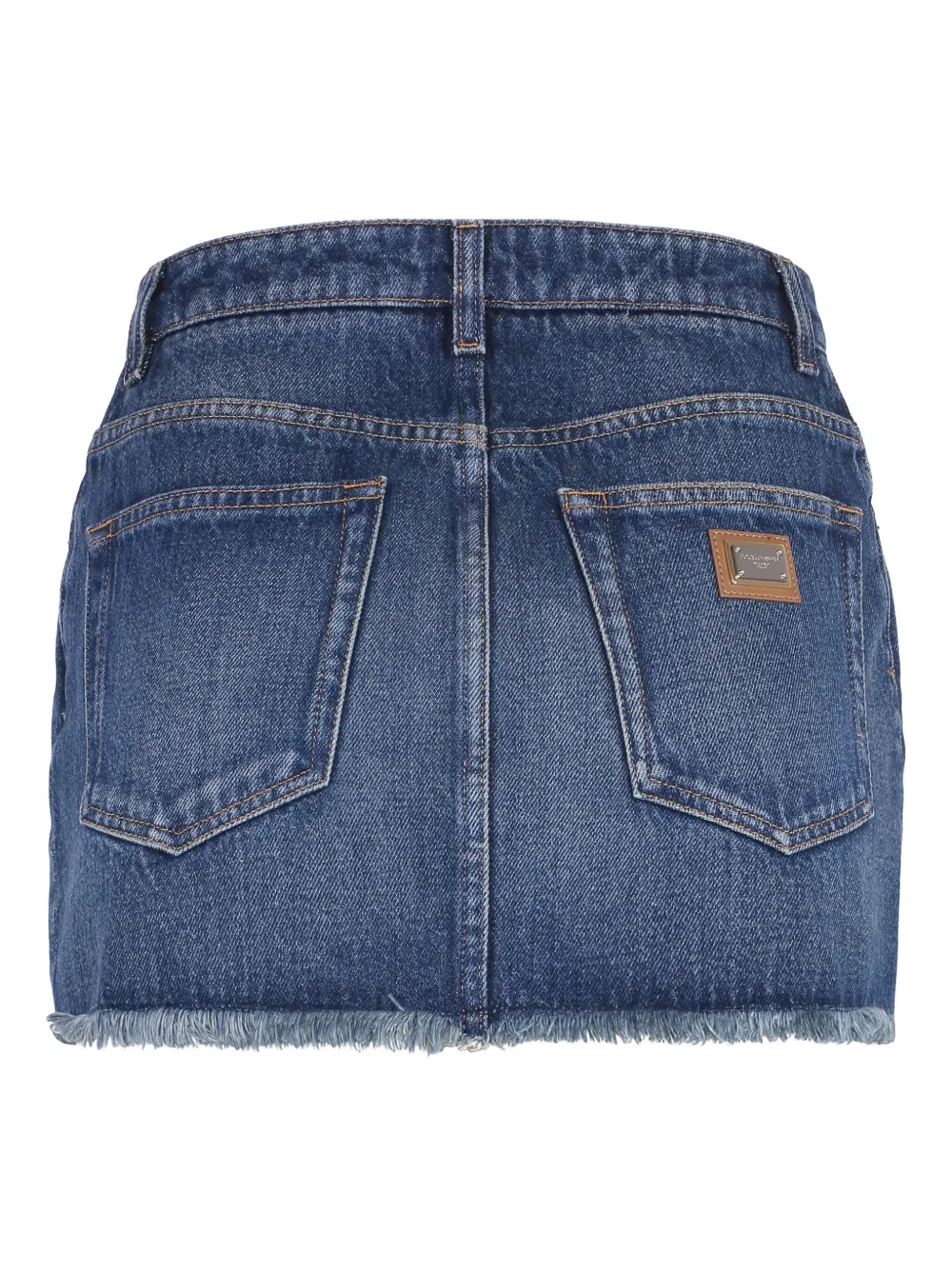 Dolce & Gabbana denim miniskirt - Blauw