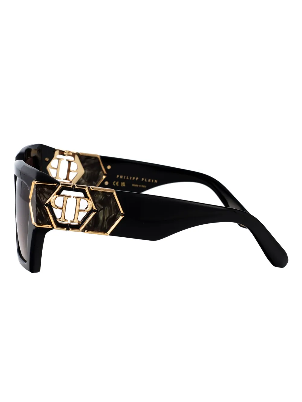 Philipp Plein Eyewear SPP135M700Y BLACK GOLD Zwart