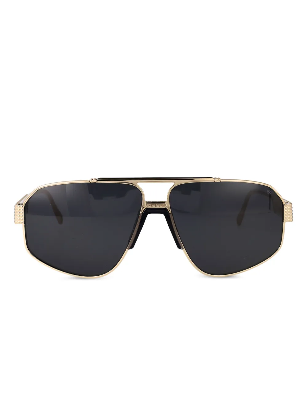 Philipp Plein Eyewear SPP106M0302 PALE GOLD BLACK - Oro