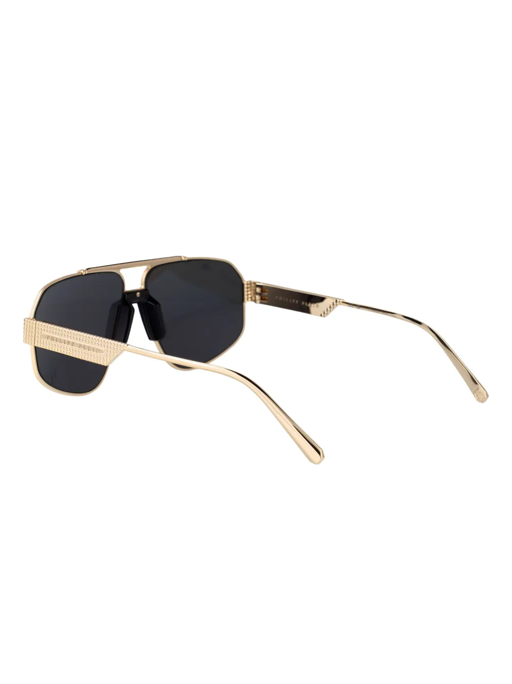 Philipp Plein Eyewear SPP106M0302 PALE GOLD BLACK Goud