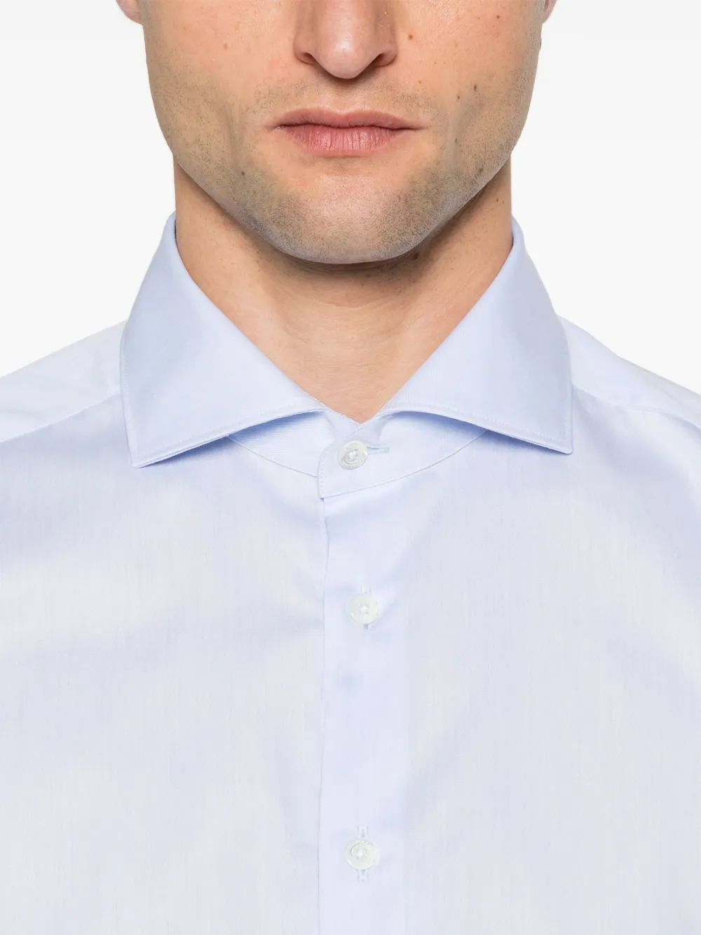 Corneliani Katoenen overhemd Blauw