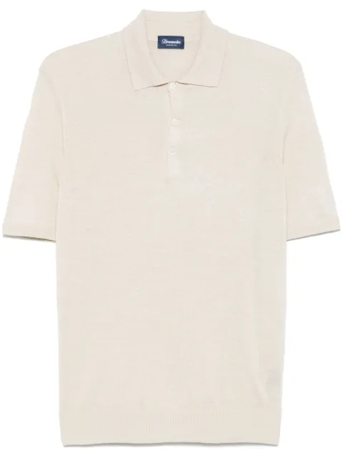 Drumohr fine-knit polo shirt