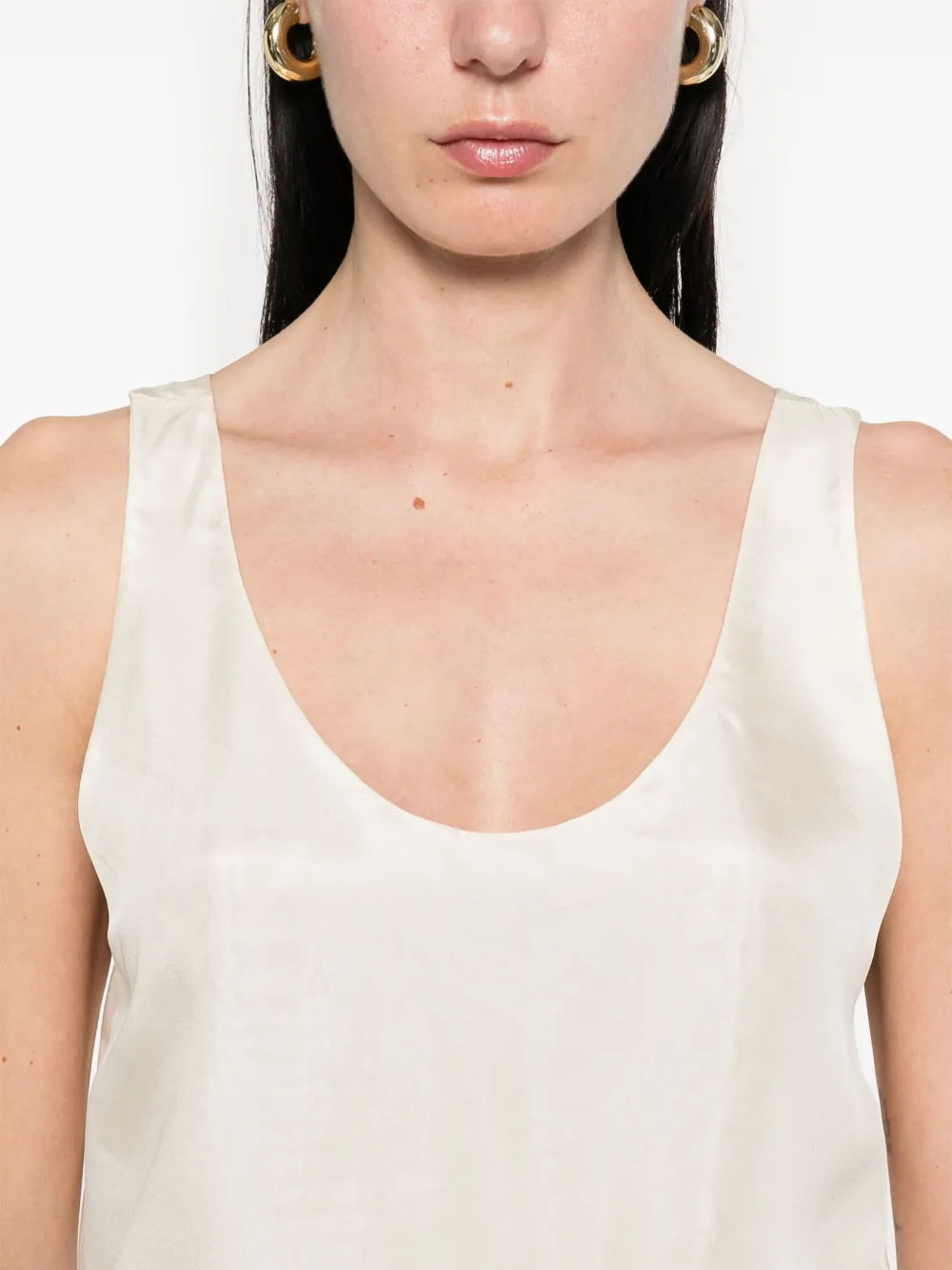 Philosophy Di Lorenzo Serafini Zijden top Beige