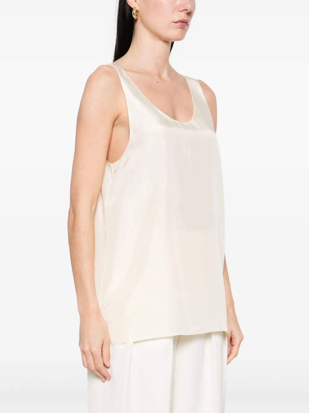 Philosophy Di Lorenzo Serafini Zijden top Beige