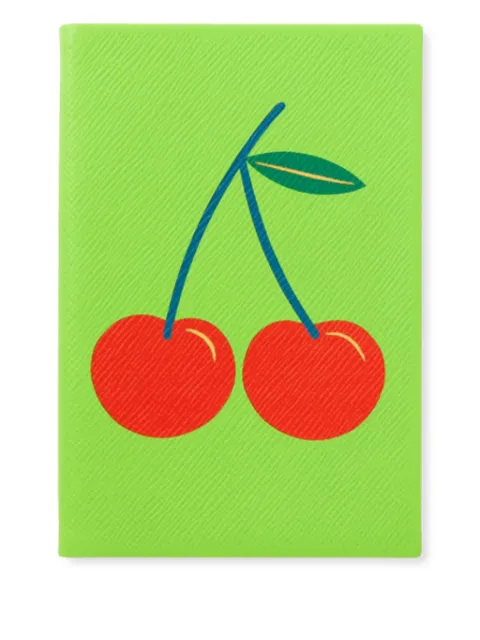 Smythson cuaderno Chelsea Charm Cherry