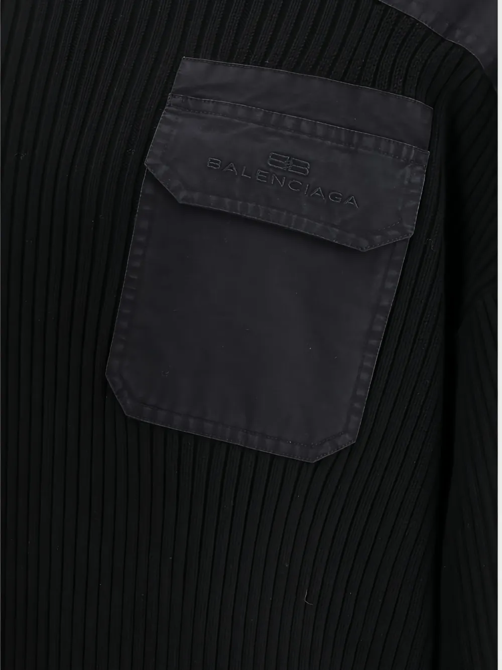 Balenciaga Trui met geborduurd logo Zwart