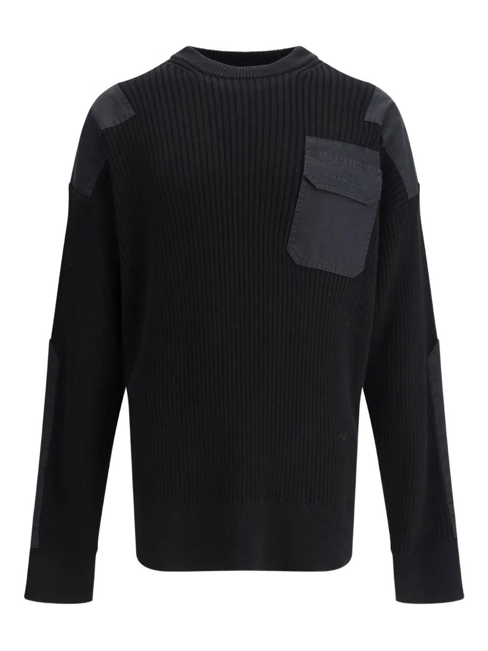 Balenciaga Maglione con ricamo - Nero