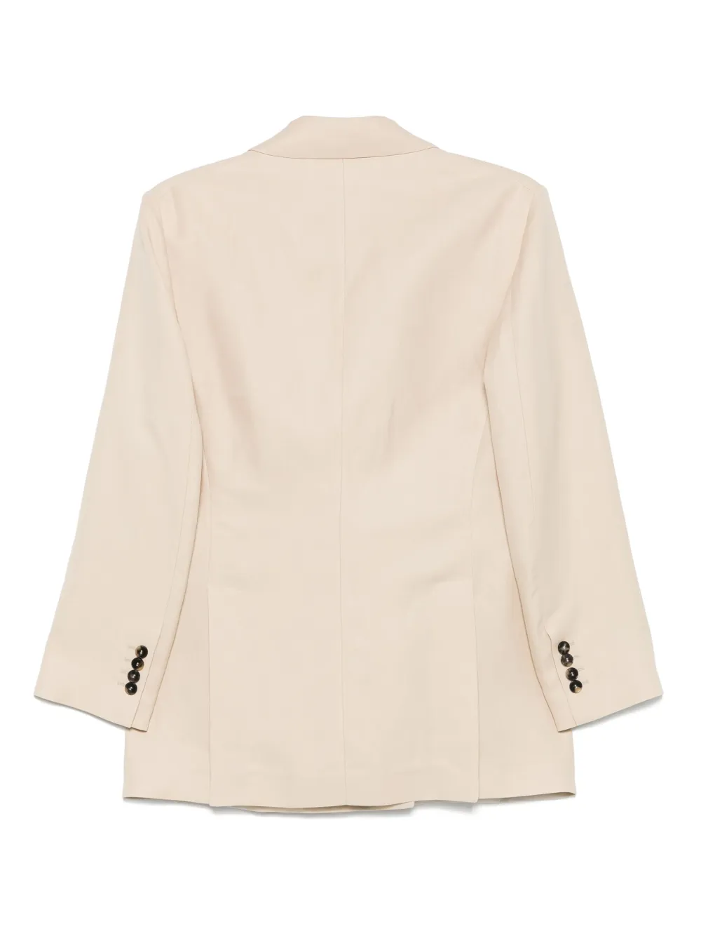 Alberto Biani Blazer met dubbele rij knopen - Beige