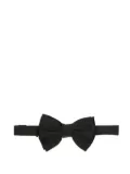 Corneliani twill bow tie - Black