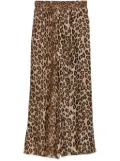 Alberto Biani leopard-print trousers - Neutrals