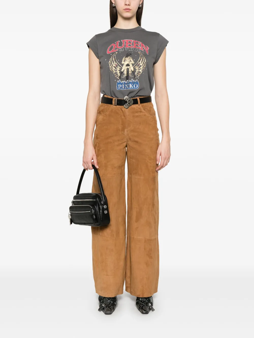 PINKO Marrakech T-shirt - Grijs