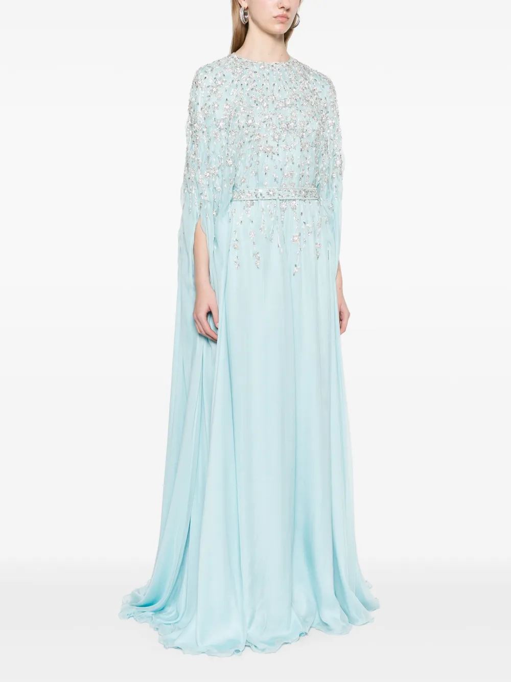 Dina Melwani silk maxi dress