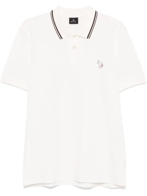 PS Paul Smith playera tipo polo con bordado Zebra