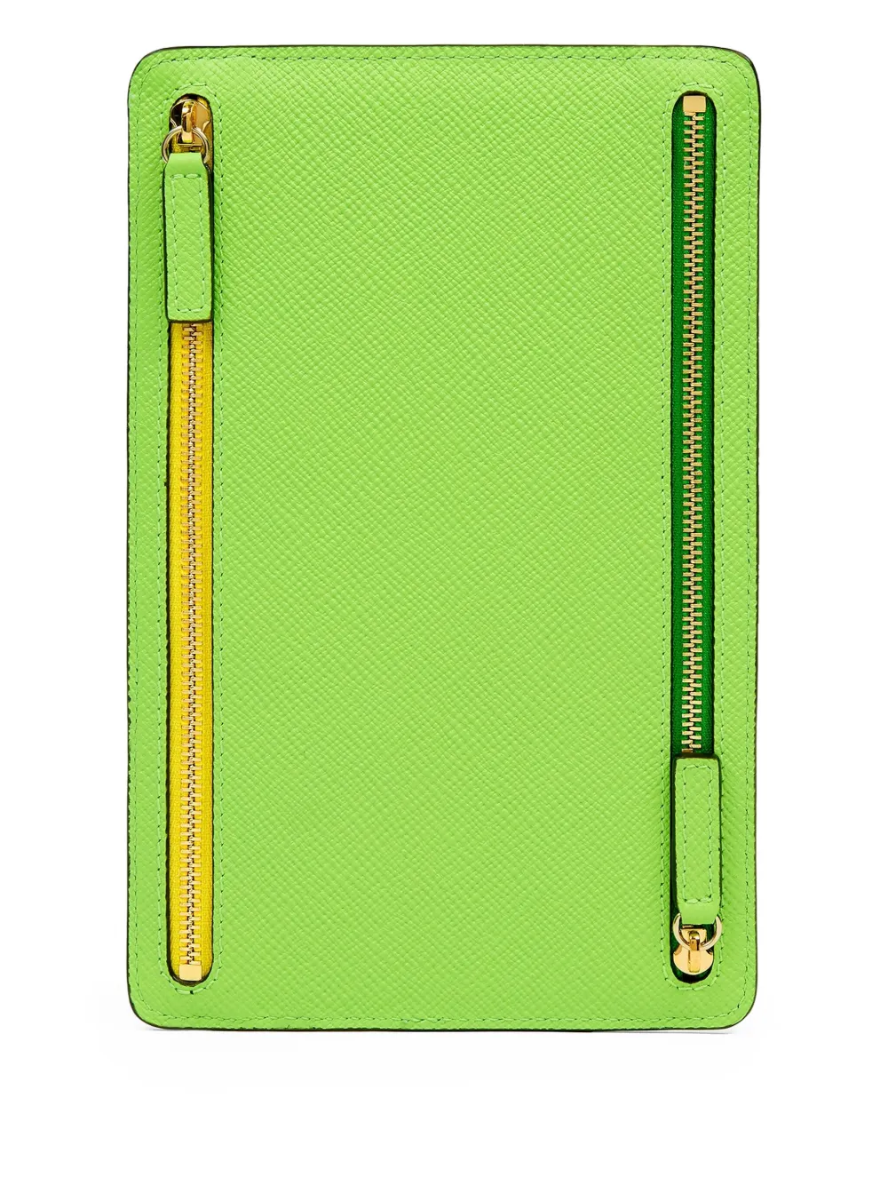 Smythson leather pouch - Groen