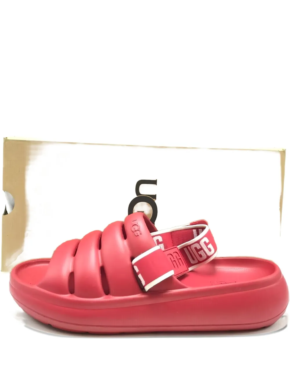 UGG Sport Yeah "Red" slides