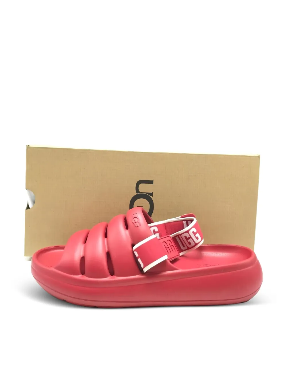 UGG Sport Yeah "Red" slides