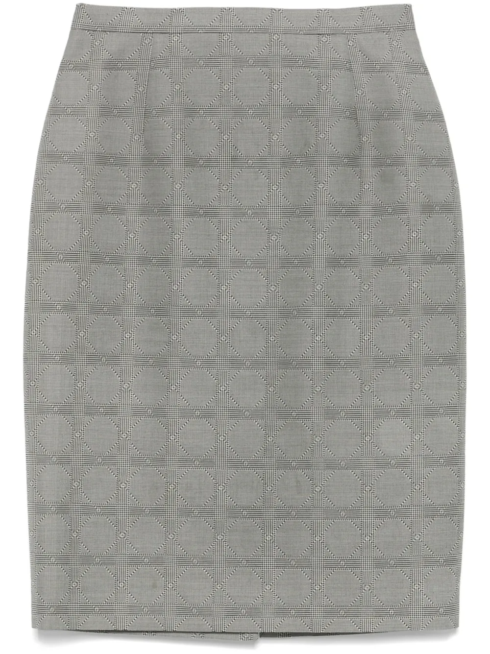 2010s mix-print skirt