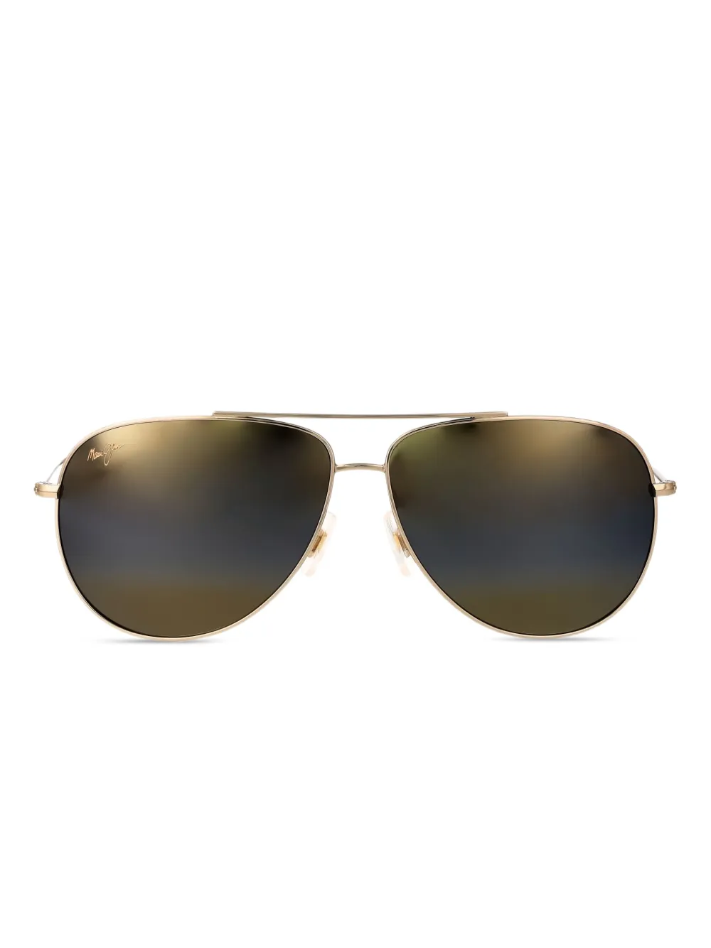 Maui Jim Hauoli Xl サングラス - ゴールドトーン Maui Jim Hauoli Xl サングラス - ゴールドトーン