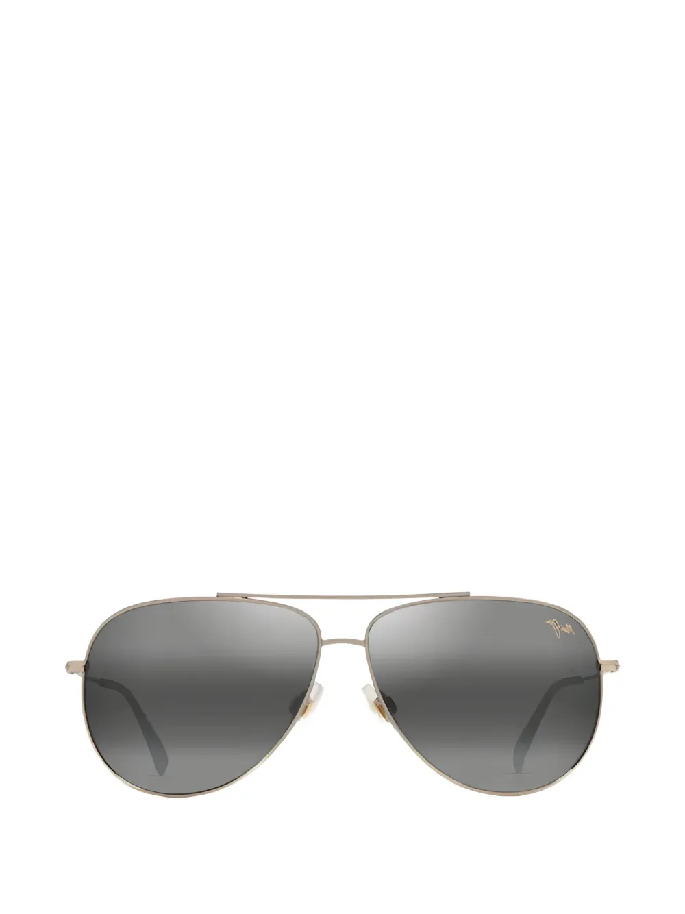 Maui Jim Hauoli Xl pilot-frame sunglasses - Argento