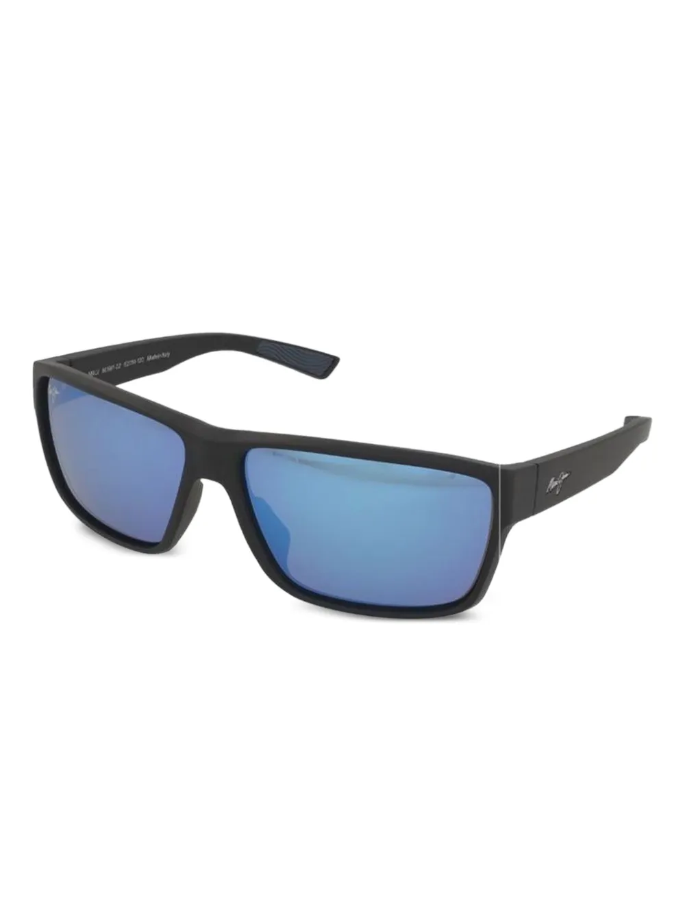 Maui Jim Uila スクエアサングラス - ブラック Maui Jim Uila スクエアサングラス - ブラック