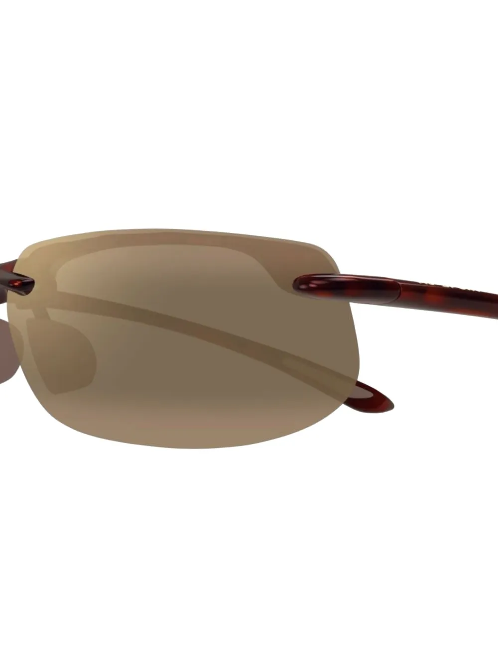 Maui Jim Banyans rimless sunglasses Bruin