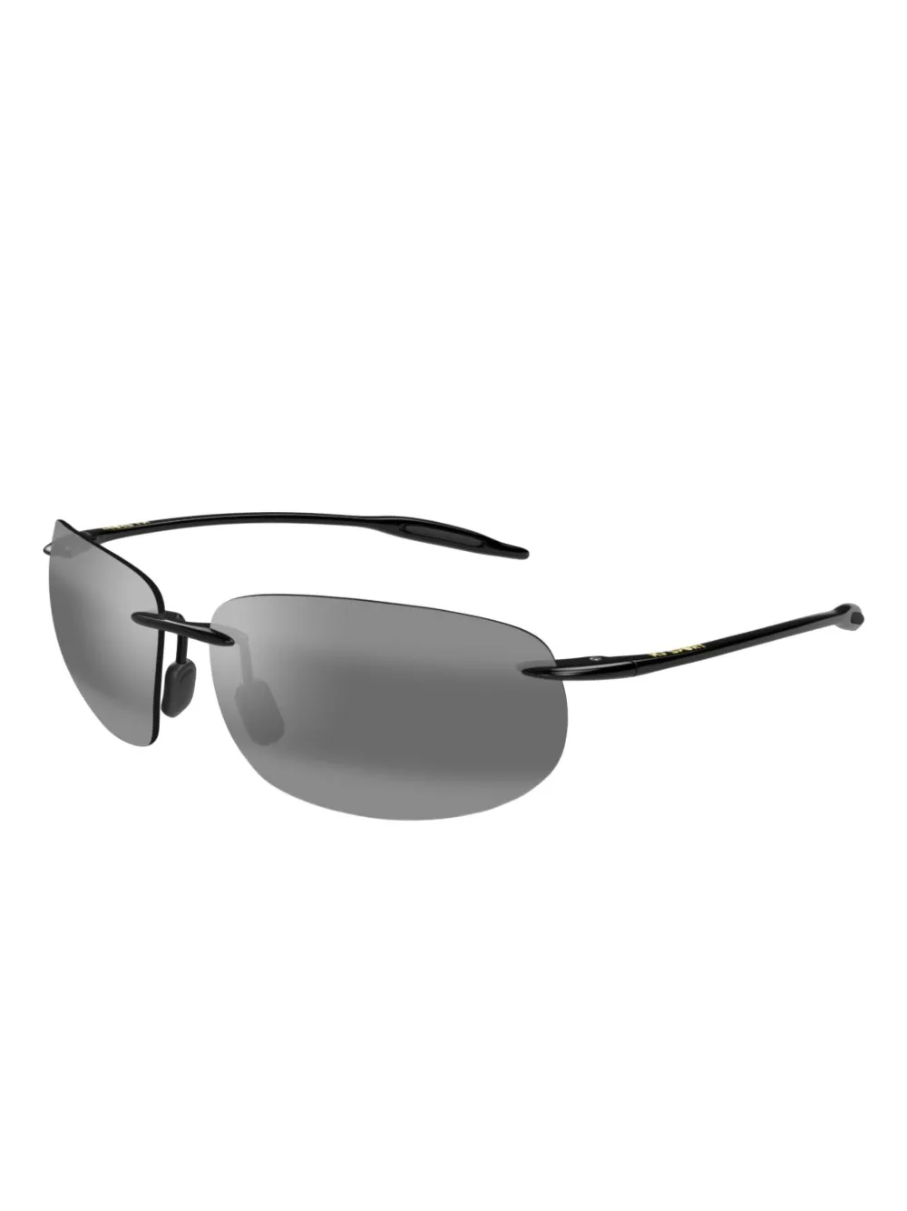 Maui Jim Breakwall rimless sunglasses Zwart
