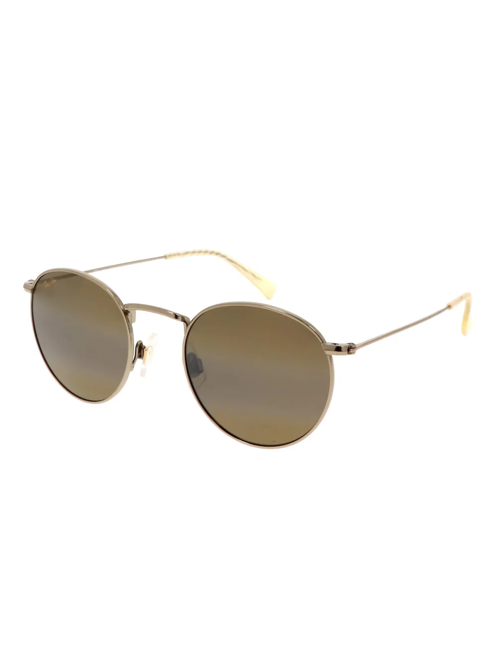 Maui Jim Pukaua zonnebril met rond montuur - Goud