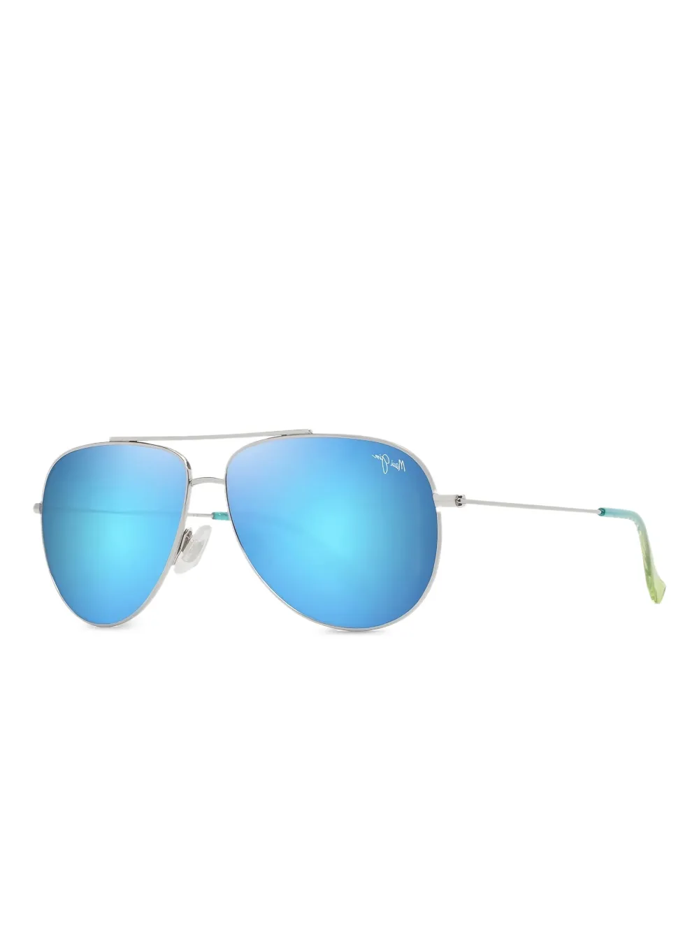 Maui Jim Hau'oli ミラーサングラス - シルバートーン Maui Jim Hau'oli ミラーサングラス - シルバートーン