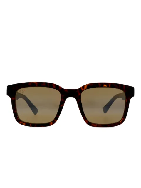 Maui Jim Opiopio Af tortoiseshell-square sunglasses