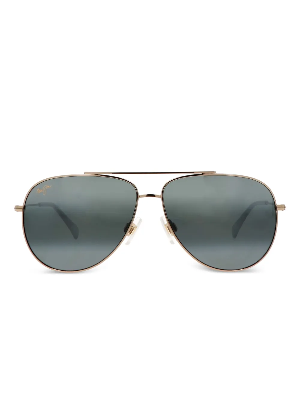 Maui Jim メタルフレーム サングラス - ゴールドトーン Maui Jim メタルフレーム サングラス - ゴールドトーン