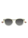Maui Jim Hiehie patterned-frame round sunglasses - Yellow