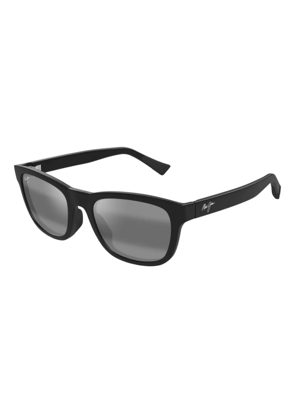 Maui Jim Zonnebril met rechthoekig montuur Zwart