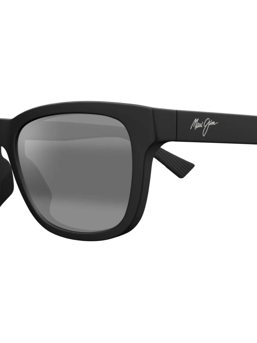 Maui Jim Zonnebril met rechthoekig montuur Zwart